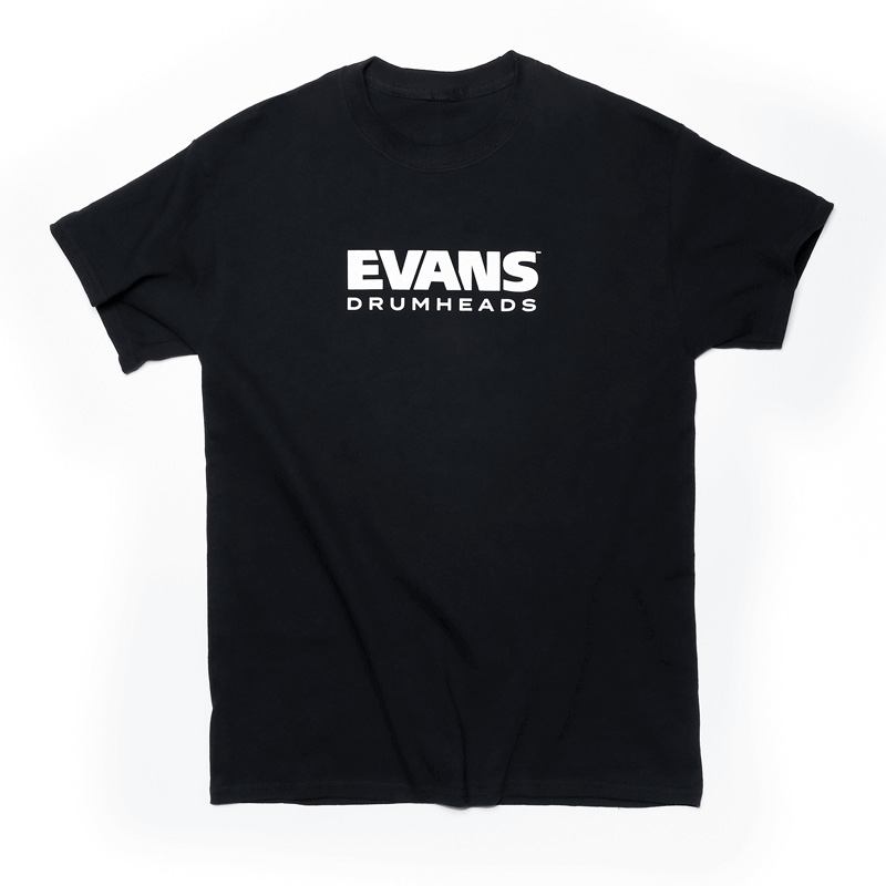 Evans 鼓手黑色 T-shirt (EVP74) 【美鼓打擊】