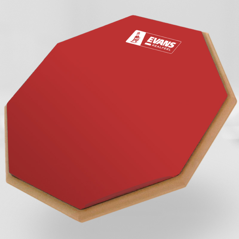 EVANS Realfeel 12吋紅色限量單面打點板 (RF12G-RED) 【美鼓打擊】