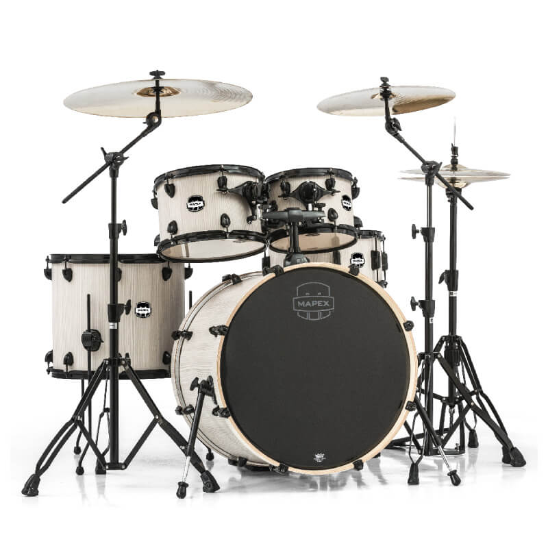 Mapex Mars系列 MA529SF 白色 爵士鼓組 (MA529SF-BAW) 【美鼓打擊】