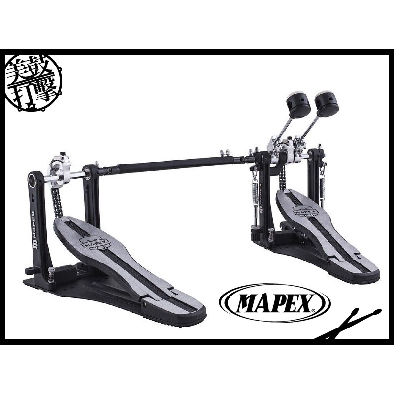 Mapex HP6005EB-DP 黑色烤漆 雙踏鼓架套裝組合 (HP6005EB-DP) 【美鼓打擊】