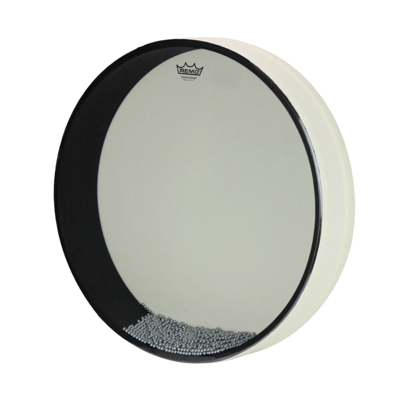 Remo 12吋海素白海浪鼓 ocean drum