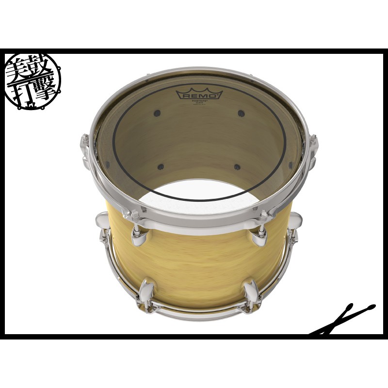 Remo PINSTRIPE® CLEAR 12吋雙層油面鼓皮 (PS-0312-00) 【美鼓打擊】