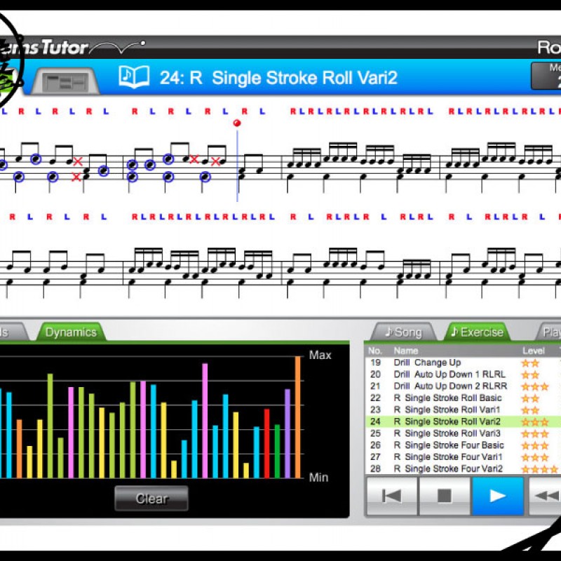 Roland V-Drums Tutor電子鼓教練軟體 (DT-1) by www.bdrum.com.tw Roland V-Drums Tutor電子鼓教練軟體 (DT-1) 【美鼓打擊】