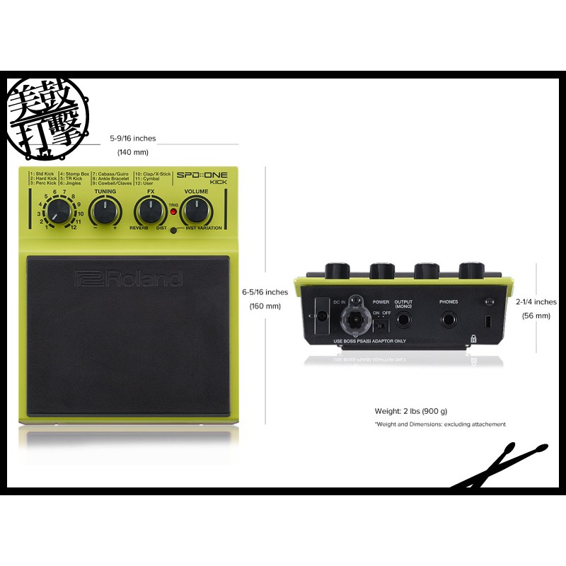 Roland SPD::ONE KICK 踏板音色數位打擊板 (SPD-1K) by www.bdrum.com.tw Roland SPD::ONE KICK 踏板音色數位打擊板 (SPD-1K) 【美鼓打擊】