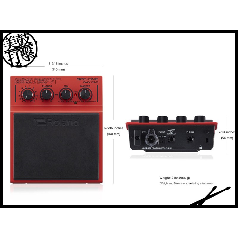Roland SPD::ONE WAV 取樣音軌數位打擊板 (SPD-1W) by www.bdrum.com.tw Roland SPD::ONE WAV 取樣音軌數位打擊板 (SPD-1W) 【美鼓打擊】