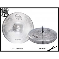 Sabian Quiet Tone 13,18 基本靜音銅鈸組