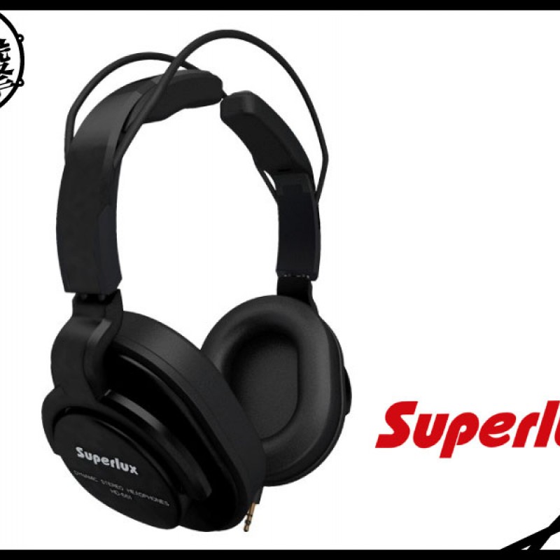 SUPERLUX HD661 專業監聽級耳機-黑 (HD661B) by www.bdrum.com.tw SUPERLUX HD661 專業監聽級耳機-黑 (HD661B) 【美鼓打擊】