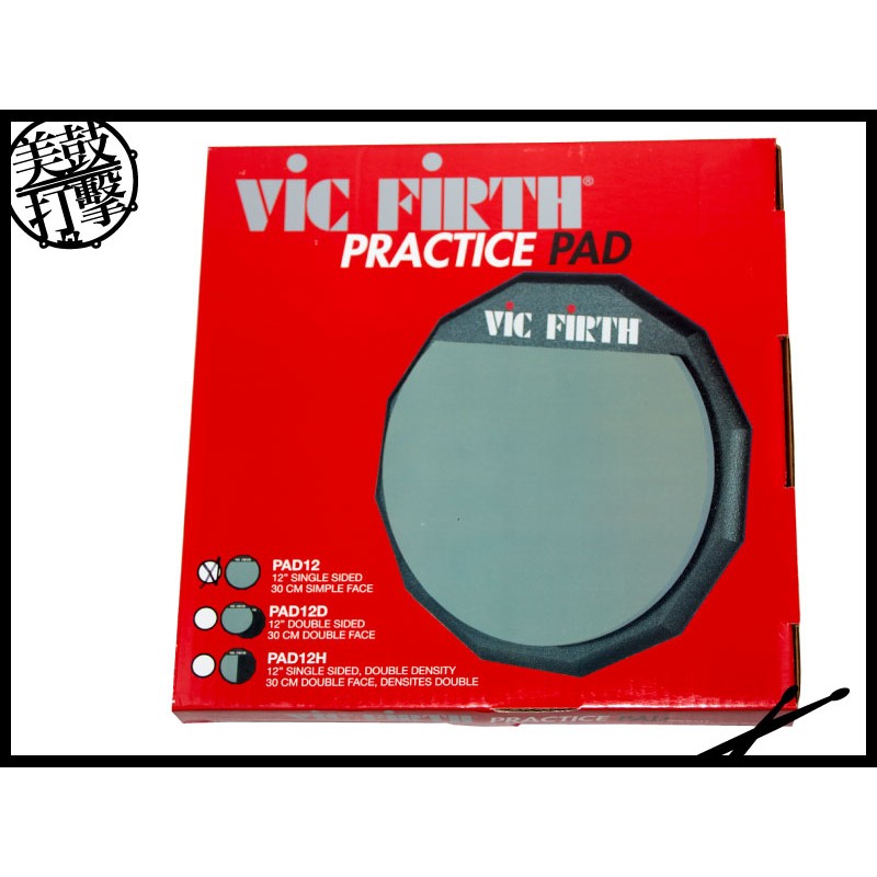 Vic Firth Pad 12 單面十二吋彈性膠面打點板 (VFOP-PAD12) 【美鼓打擊】