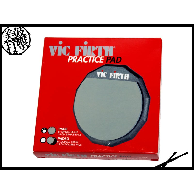 Vic Firth 單面六吋彈性膠面打點板 (VFOP-PAD6) 【美鼓打擊】