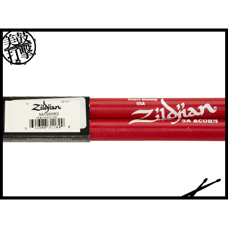 Zildjian 5ACWWRD 5A紅色防滑鼓棒 (5ACWWRD) 【美鼓打擊】