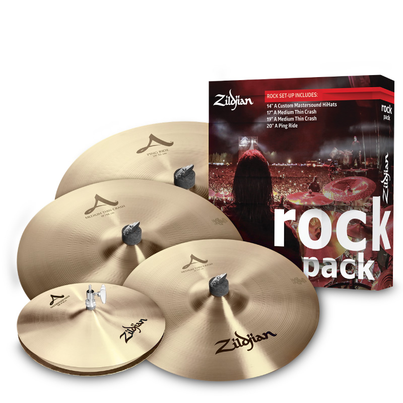 Zildjian A0801R A系列Rock套組 適合搖滾曲風 (A0801R) 【美鼓打擊】