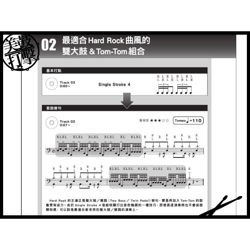 駕馭爵士鼓的30種基本打點與活用 附CD (9789866581359) by www.bdrum.com.tw 駕馭爵士鼓的30種基本打點與活用 附CD (9789866581359) 【美鼓打擊】