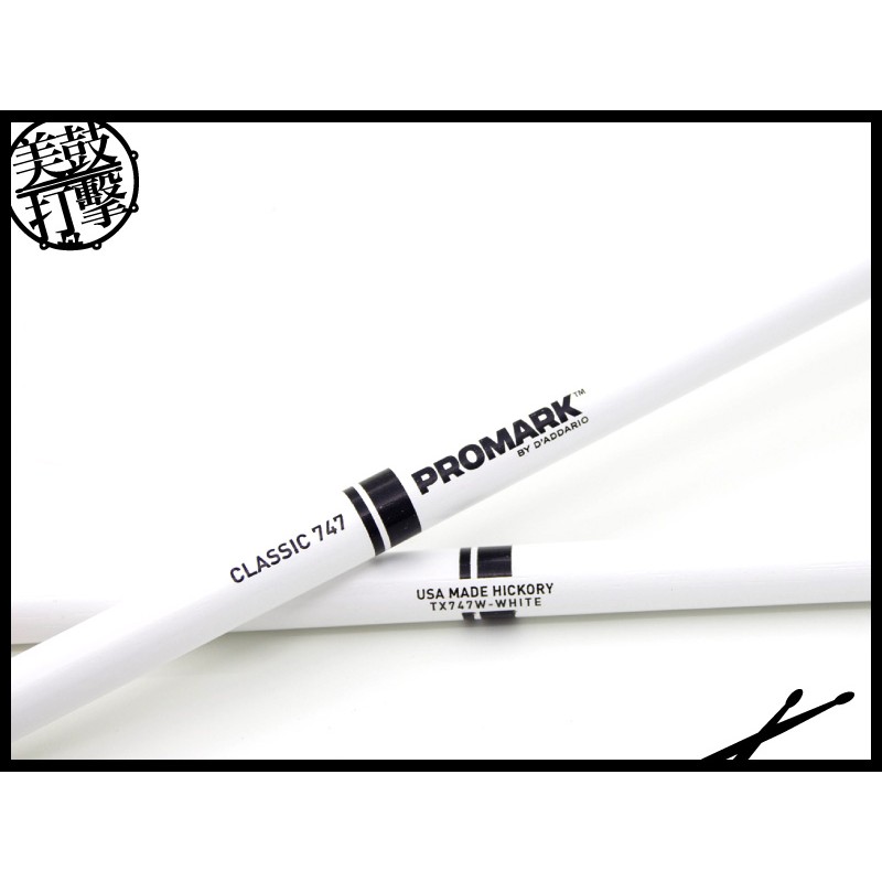 Promark TX747W-W 白色經典鼓棒 (TX747W-W) 【美鼓打擊】